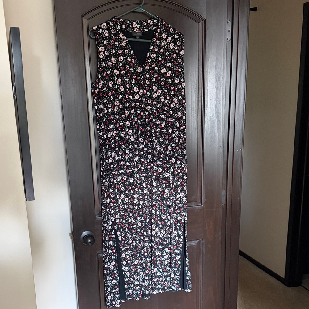 J. Jill Floral Sleeveless Maxi Dress